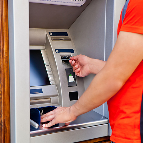 Bankamatik taşımacılığı ve lojistiği.
